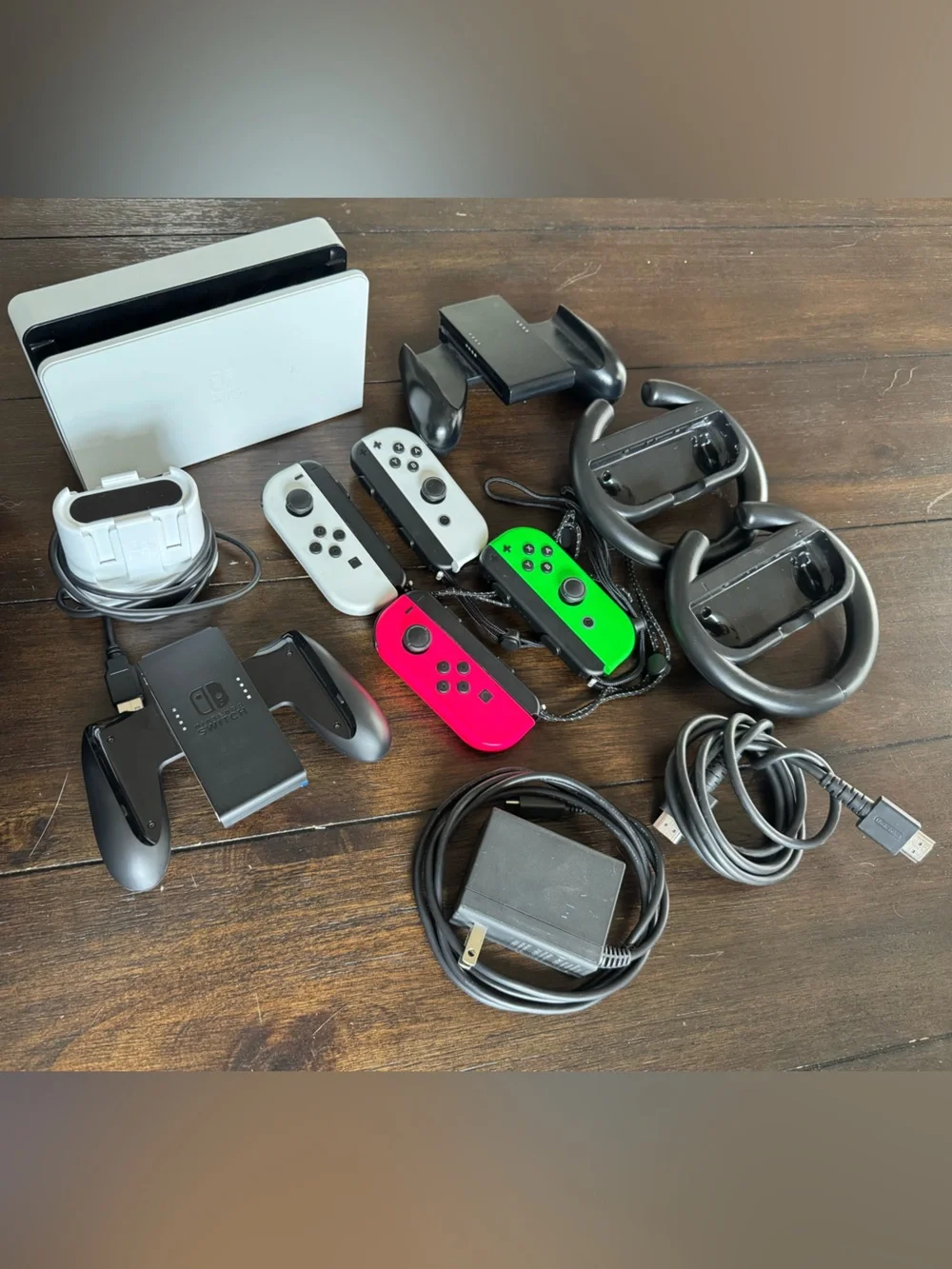 Nintendo Switch OLED Console - White Front with Black Accents